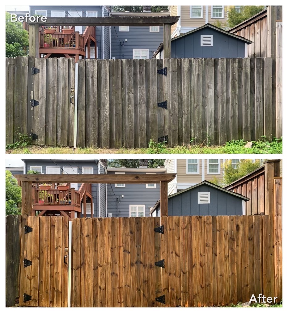 Transformational Fence Cleaning in Midway, GA